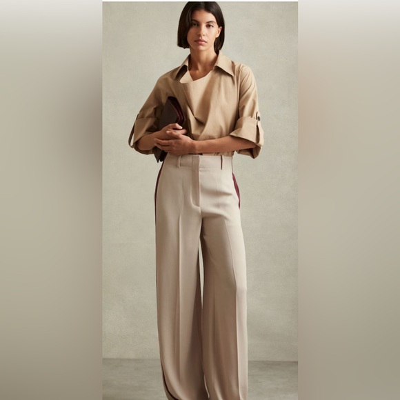 Reiss Elowen-cowl neck top - Picture 1 of 6